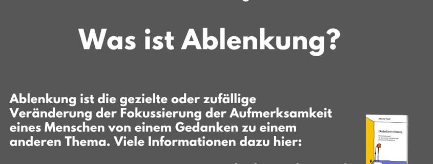 Ablenkung Definition